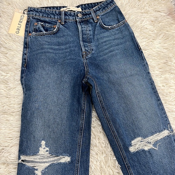 GRLFRND Amanda Mid Rise Straight in Abbot Kinney $225 Womens 23 - Picture 4 of 8